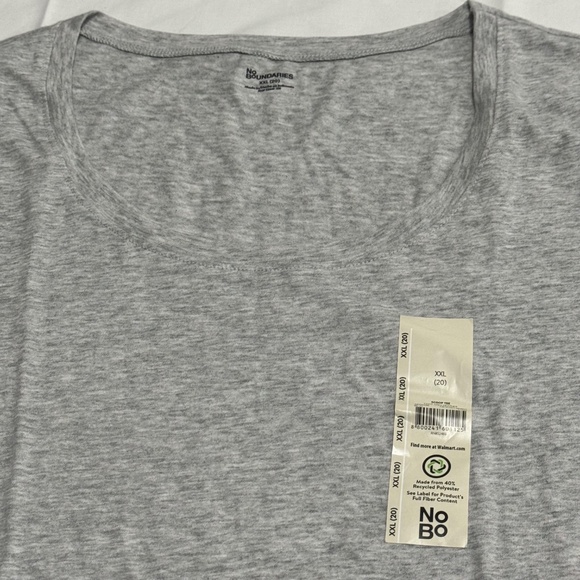 grey woman shirt brand no boundaries sizes S, xl, xxl - Picture 3 of 4